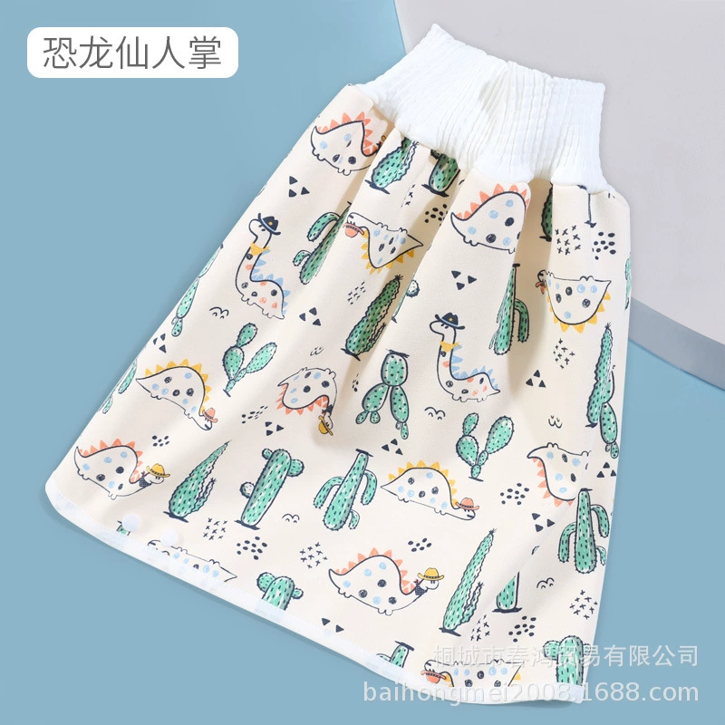 Children's demi-season cotton skirt, trousers for training, washable