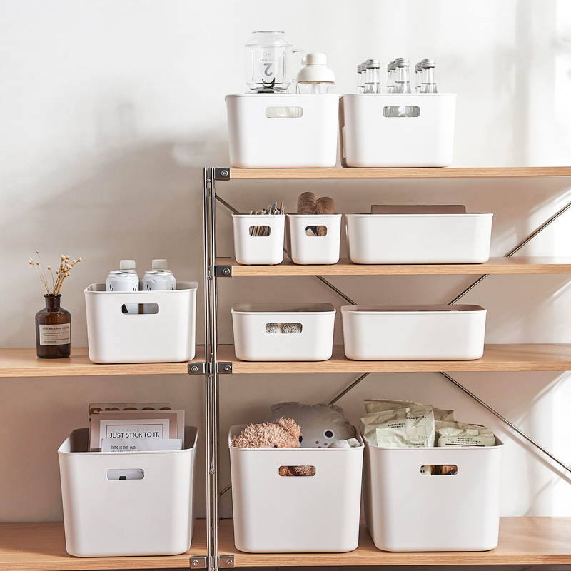 Factory wholesale finishing storage basket plastic bathroom kitchen toilet storage box desktop sundries storage basket 6606 Factory wholesale finishing storage basket plastic bathroom kitchen toilet storage box desktop sundries storage basket 6606