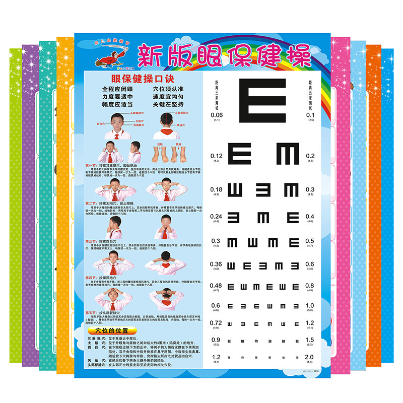 Children Learn Silent Wall Chart Kindergarten Primary and Secondary School Cognitive Wall Stickers Baby Early Education Picture Literacy Teaching Stickers