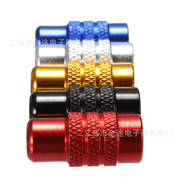 Французский колпачок клапана с ЧПУ велосипед Красочный алюминиевый сплав французское сопло крышка воздушного сопла \ цветная крышка клапана крышка воздушного сопла