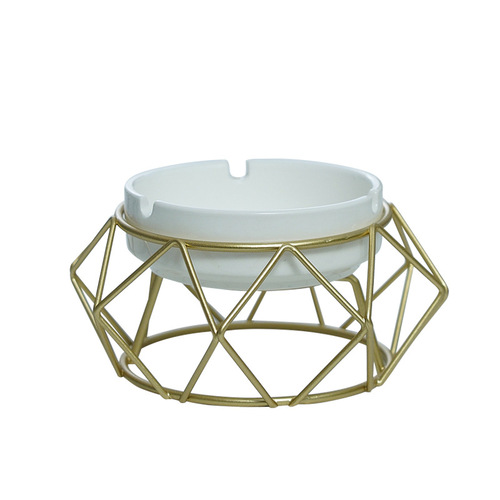Nordic living room decoration geometric ashtray ornaments creative home modern minimalist office ceramic ashtray