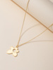 Metal pendant, fashionable necklace, chain for key bag , flowered, simple and elegant design, European style, suitable for import