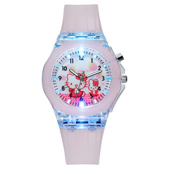 Children's watch with night light, electronic watch for primary and secondary school students, silicone cartoon watch, wholesale, new item, Snow White