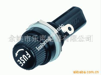 PTF80 仪表板式 保险丝座 10A 250V 适用6*30保险丝 安装孔15