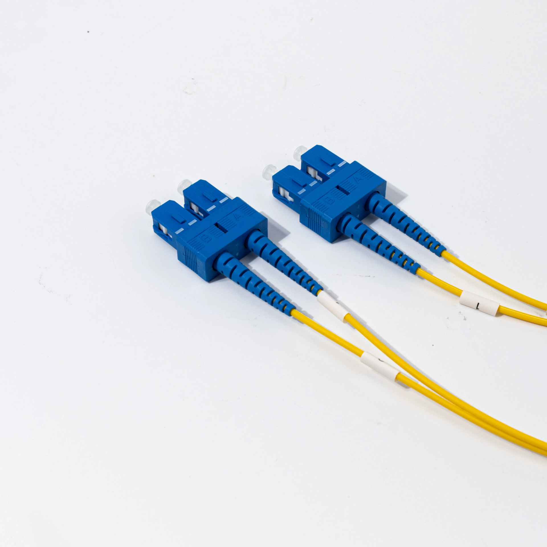 国诚通 Single-mode dual-core jumper 2.0 telecom grade SC-SC fiber jumper extension cable 3 meters