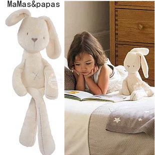 Cute soft rabbit, plush toy, children's pillow, rag doll