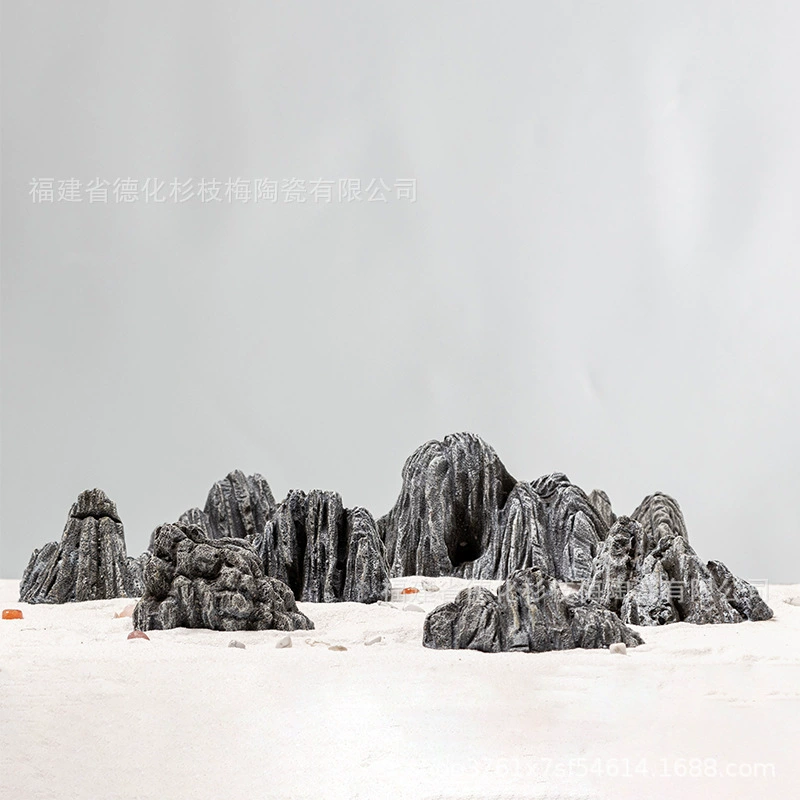 Моделирование ландшафтного камня Дзен скала Тайху Озерный Камень Аквариум Ландшафтный дизайн украшение скала Зеленый Камень дракона каменные украшения ландшафтный камень