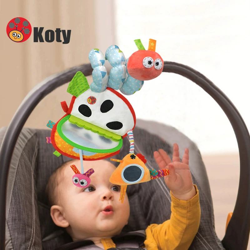 Подвесные мягкие игрушки-яблоки для коляски и кроватки