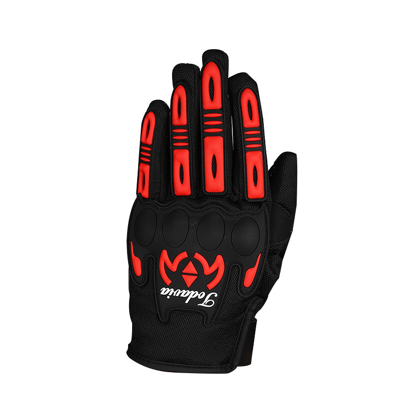 Nuevos guantes guantes de motocicleta guantes de protección puño anti-caída de carreras de carretera anti-caída guantes resistentes al desgaste