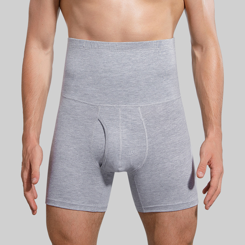5XL-9XL men's underwear men's boxer cotton lengthened anti-curling anti-wear leg high waist warm waist sports shorts