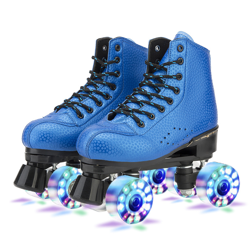 Nuevos patines de doble fila para adultos cuatro patines de ruedas para niños patines de ruedas para hombres y mujeres adultos patines de doble fila flash