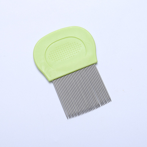 Flea Comb Pet Stainless Steel Needle Dog Pet Head Lice Comb Lice Comb Stainless Steel Brush Wholesale