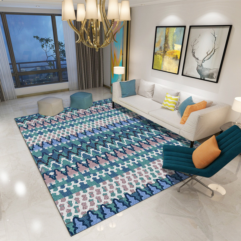 Alfombra nórdica sala de estar sofá mesa de café manta moderna minimalista Luz de lujo Casa dormitorio totalmente cubierto área grande puerta mat image 20