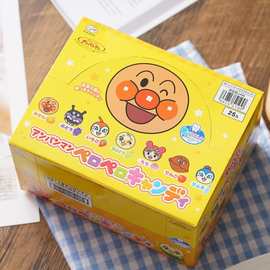 日本进口零食 不二家面包超人水果味护齿棒棒糖25本/盒 儿童零食