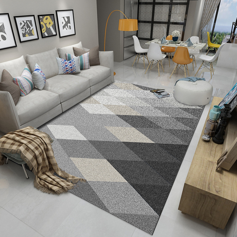 Alfombra nórdica sala de estar sofá mesa de café manta moderna minimalista Luz de lujo Casa dormitorio totalmente cubierto área grande puerta mat image 13