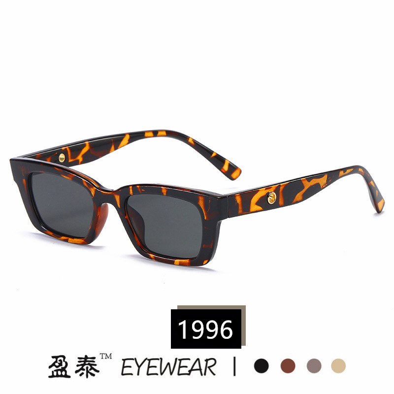 2022新款gm墨镜jennie1996同款太阳镜kuk小方框时尚猫眼太阳眼镜