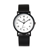 Universal men's watch suitable for men and women, quartz watches PVC, ultra thin watch strap, suitable for teen, simple and elegant design
