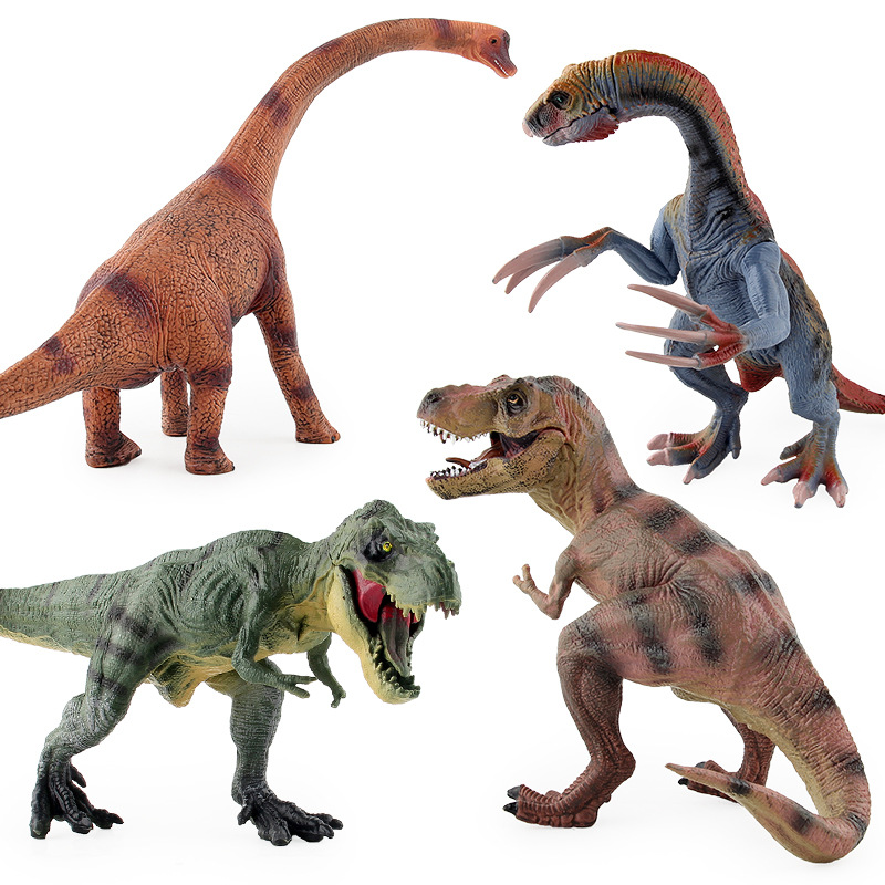 Transfronterizo nuevos niños simulación animal Jurásico dinosaurio modelo de juguete múltiple caminar sólido Tyrannosaurus
