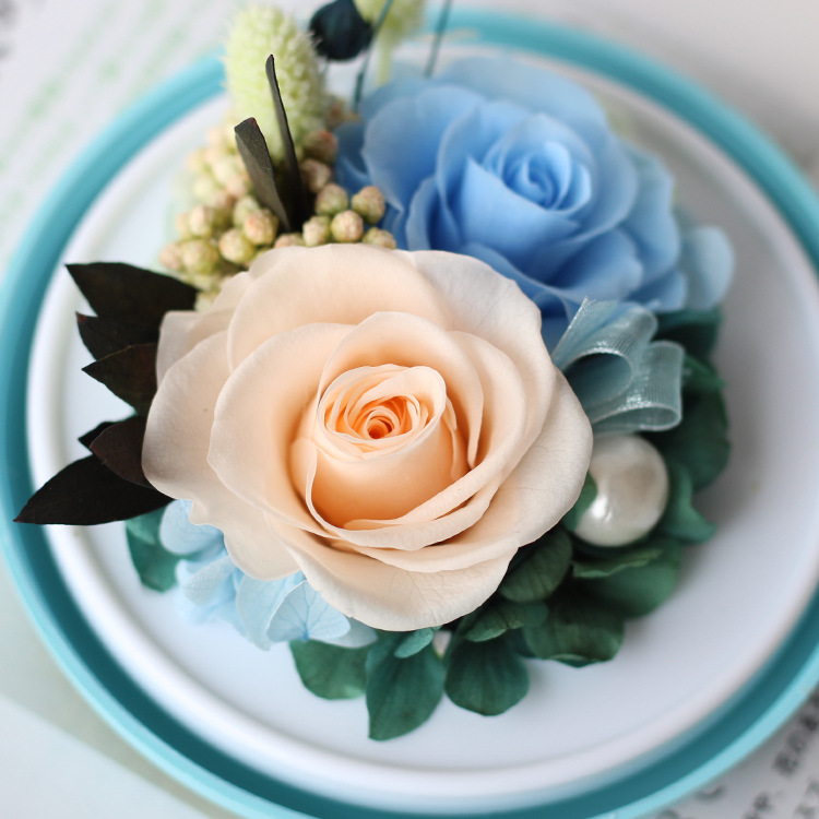 Taza humidificador de flores que el amor se extendió regalo del día de san valentín rosa regalo de cumpleaños al por mayor yunnan yongsheng flor