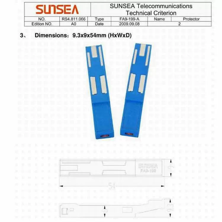 Система безопасности Sunsea FA9-199-A шкаф распределения телефонной панели FA8-199 STO-199 секционная терминальная безопасность