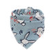 Color triangle Towel Double snap button cartoon animal baby saliva towel bib bib manufacturers supply wholesale