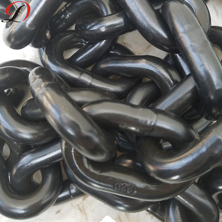 厂家直供80级起重链条发黑抛光工艺6-22mm全规格80级起重链条批发
