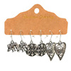 Earrings, set with tassels, suitable for import, European style, wholesale