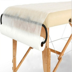 Wholesale disposable hotel bed sheets with non-woven thickening massage holes