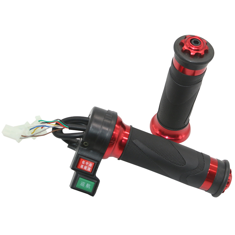Accesorios de coche eléctrico directo de fábrica manija de giro de coche eléctrico todo tipo de aleación de aluminio manija de giro control de velocidad de coche eléctrico crucero doble abierto image 7