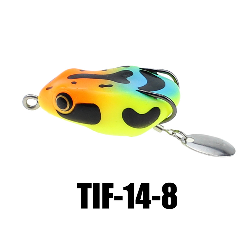 Mini Lei Rana Luya estilo tailandés pescado negro duro negro 45mm 8,5G