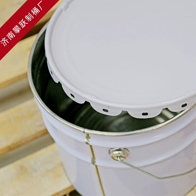 Производство и поставка удобных ведер для краски: 20-литровые ведра для латексной краски, металлические ведра из жести, закрытые железные корзины, железные ведра.