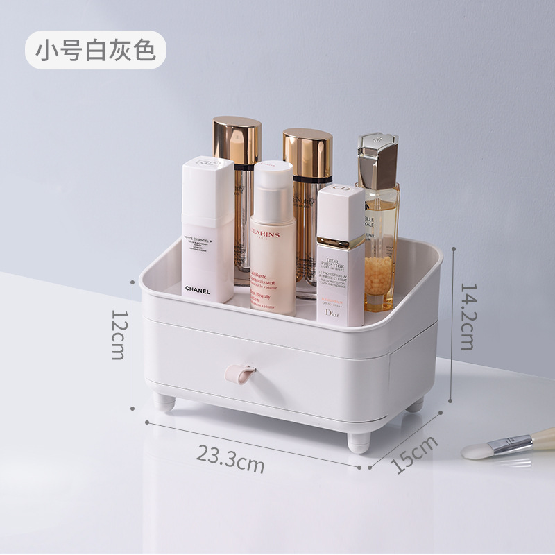 Internet celebridad multi-funcional transparente maquillaje vestidor caja cajón portátil separado caja de almacenamiento hogar productos de cuidado de la piel caja de almacenamiento