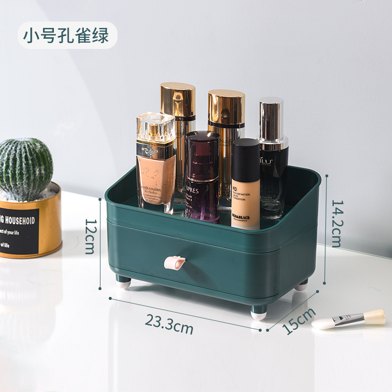 Internet celebridad multi-funcional transparente maquillaje vestidor caja cajón portátil separado caja de almacenamiento hogar productos de cuidado de la piel caja de almacenamiento