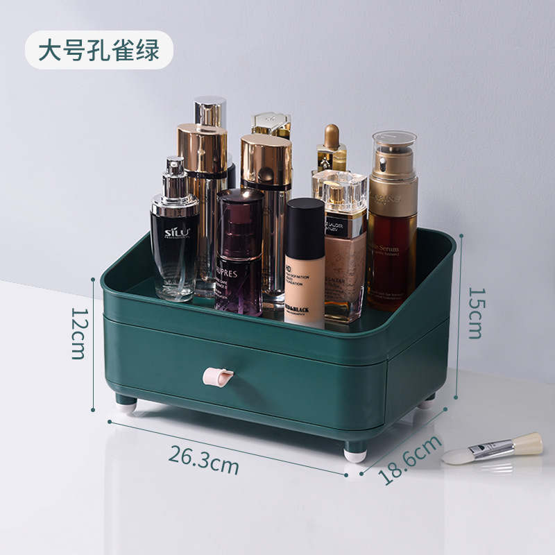 Internet celebridad multi-funcional transparente maquillaje vestidor caja cajón portátil separado caja de almacenamiento hogar productos de cuidado de la piel caja de almacenamiento