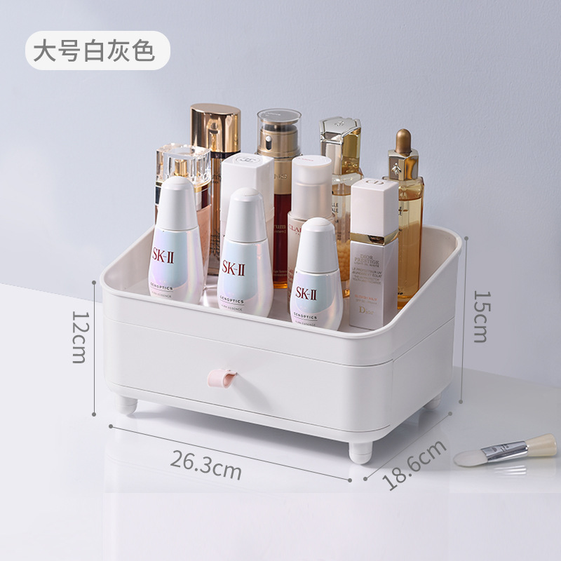 Internet celebridad multi-funcional transparente maquillaje vestidor caja cajón portátil separado caja de almacenamiento hogar productos de cuidado de la piel caja de almacenamiento
