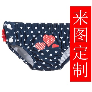 Spain INS Fashion Brand Children's BABAY Children's Wave Dot Striped Color-matching Swimming Shorts Swimming Pool Leak-proof Swimming Trunks