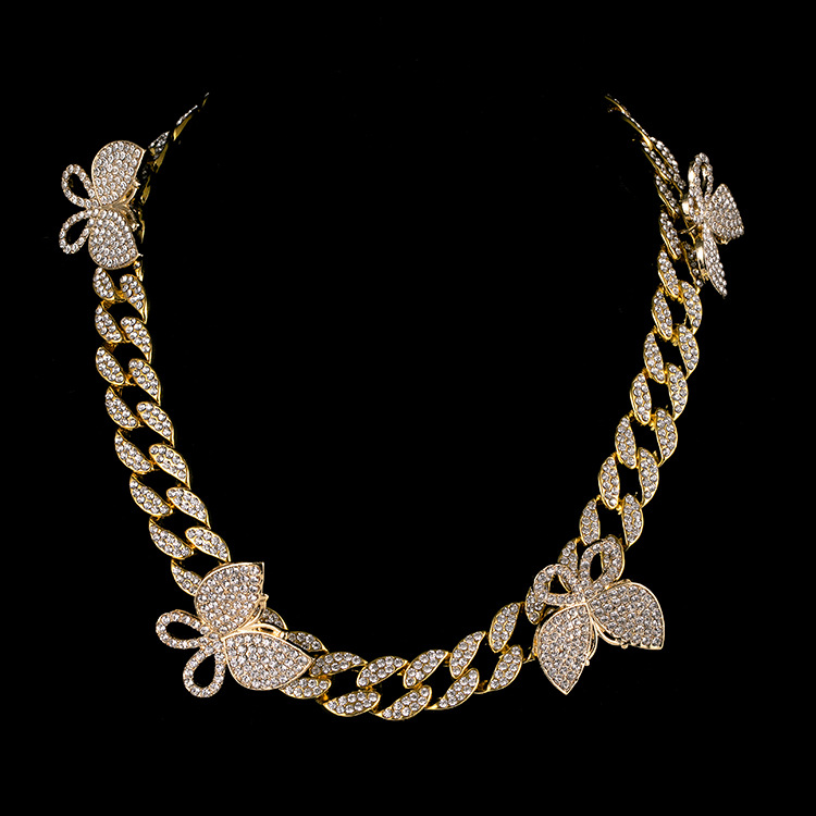Collar de joyería, éxito de ventas en Amazon, con lazo europeo y americano, accesorio de estilo hip-hop. image 8