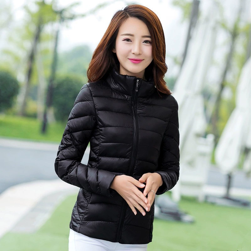 Зимнее пуховое пальто с хлопковой подкладкой, Женское зимнее пальто с хлопковой подкладкой, новинка 2023 года, Женское зимнее пальто с коротким шерстяным воротником, модное маленькое Стеганое пальто больших размеров в Корейском стиле