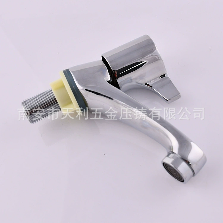 Foreign trade style single water wash basin faucet Desktop cold water faucet Copper body copper core single water basin faucet
