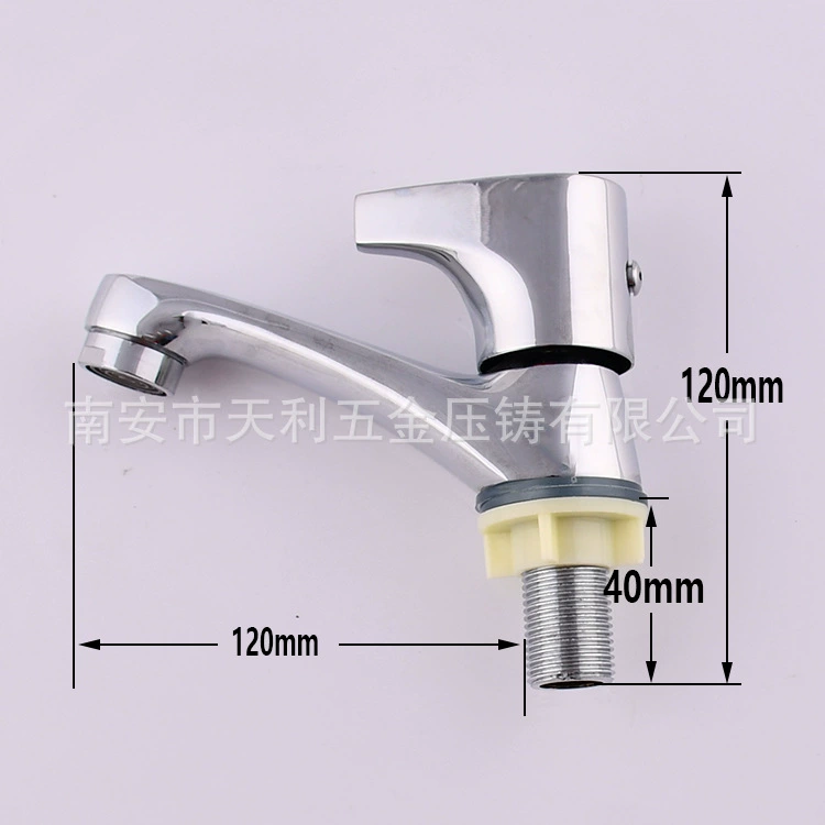Foreign trade style single water wash basin faucet Desktop cold water faucet Copper body copper core single water basin faucet