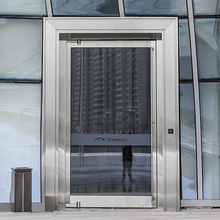 平衡易推门 写字楼幕墙会展中心大开口 开启平衡门 防台风玻璃门