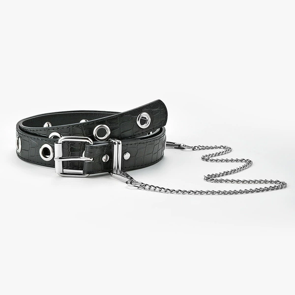 Chain, crocodile print