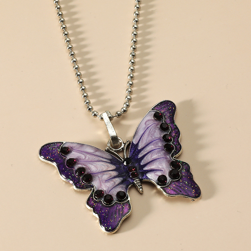 Purple round beads