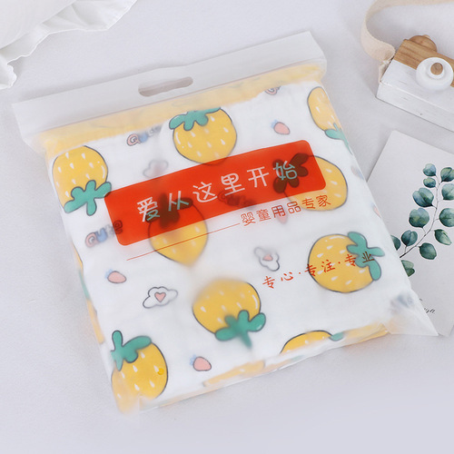A-type children's bath towel 6-layer gauze baby blanket with wide edge cartoon printed foam cotton new kindergarten blanket