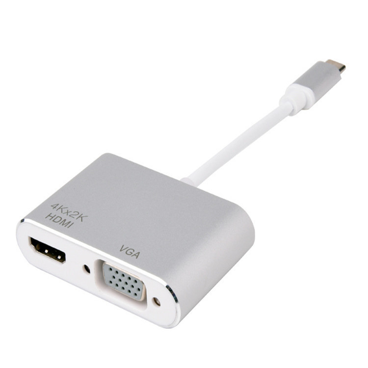 Suitable for tablet type-c to hdmi /vga adapter with screen display Apple Macbook docking station