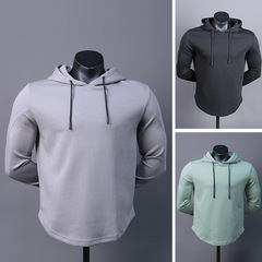 2022新款秋冬款男士健身長袖連帽棉加絨寬鬆休閒戶外運動團體衛衣
