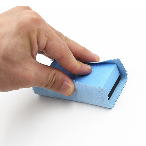 Car beauty special crystal-coated sponge block paint glass coating sponge wipe non-degumming waxing wiping tool