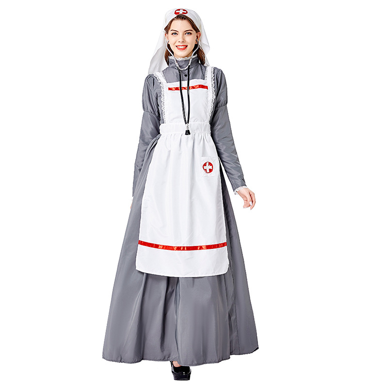 M-XL Yixiaoyi New German Festival Carnival Clothing Apron Beer Robe_voghion.com