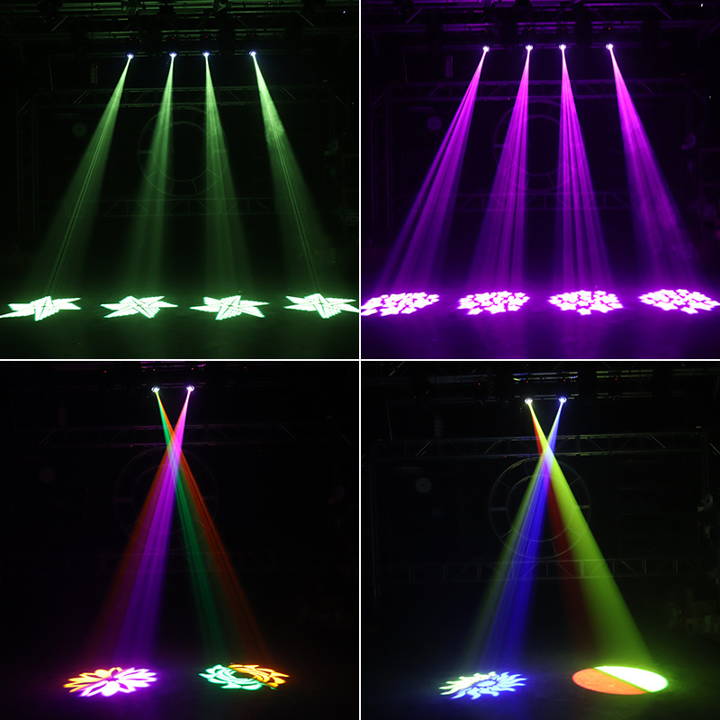 10W30W60W haz de luz de cabeza móvil patrón de luz teñida con efecto colorido luz transfronteriza e-commerce luz de la etapa