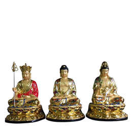 观音菩萨图片地藏王图片如来佛像娑婆三圣雕像善缘佛像厂